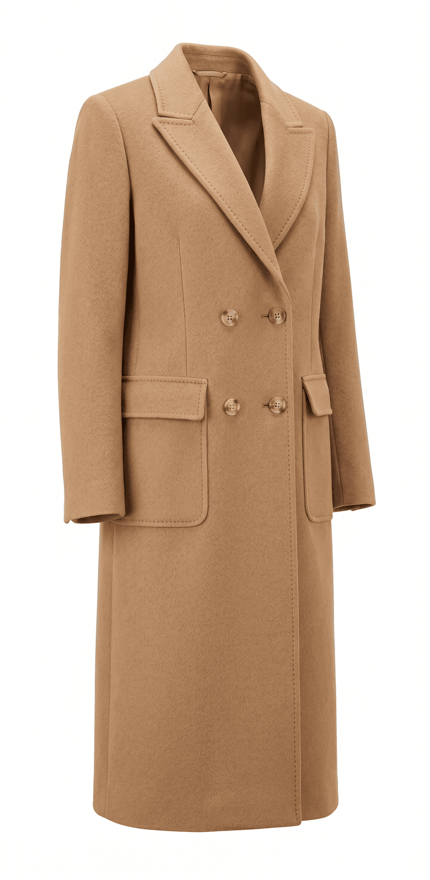The Double-Breasted Camel Coat by Iqbal Ahmed