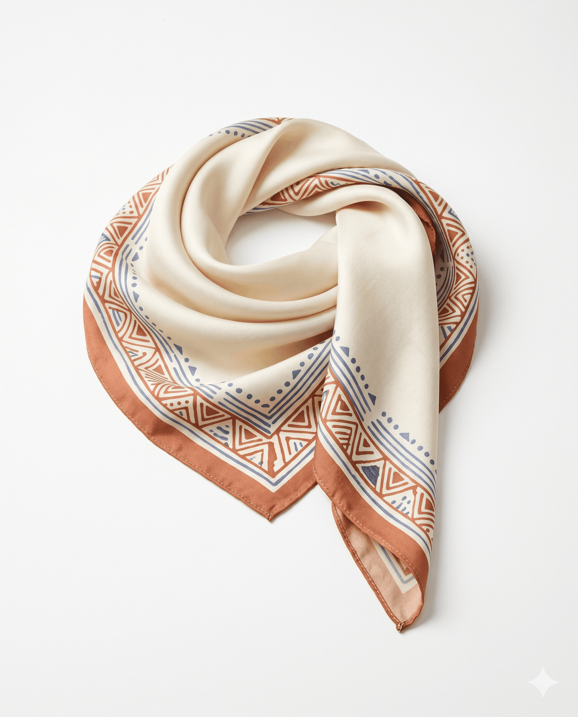 The Hand-Block Silk Scarf by Bhavani Devi