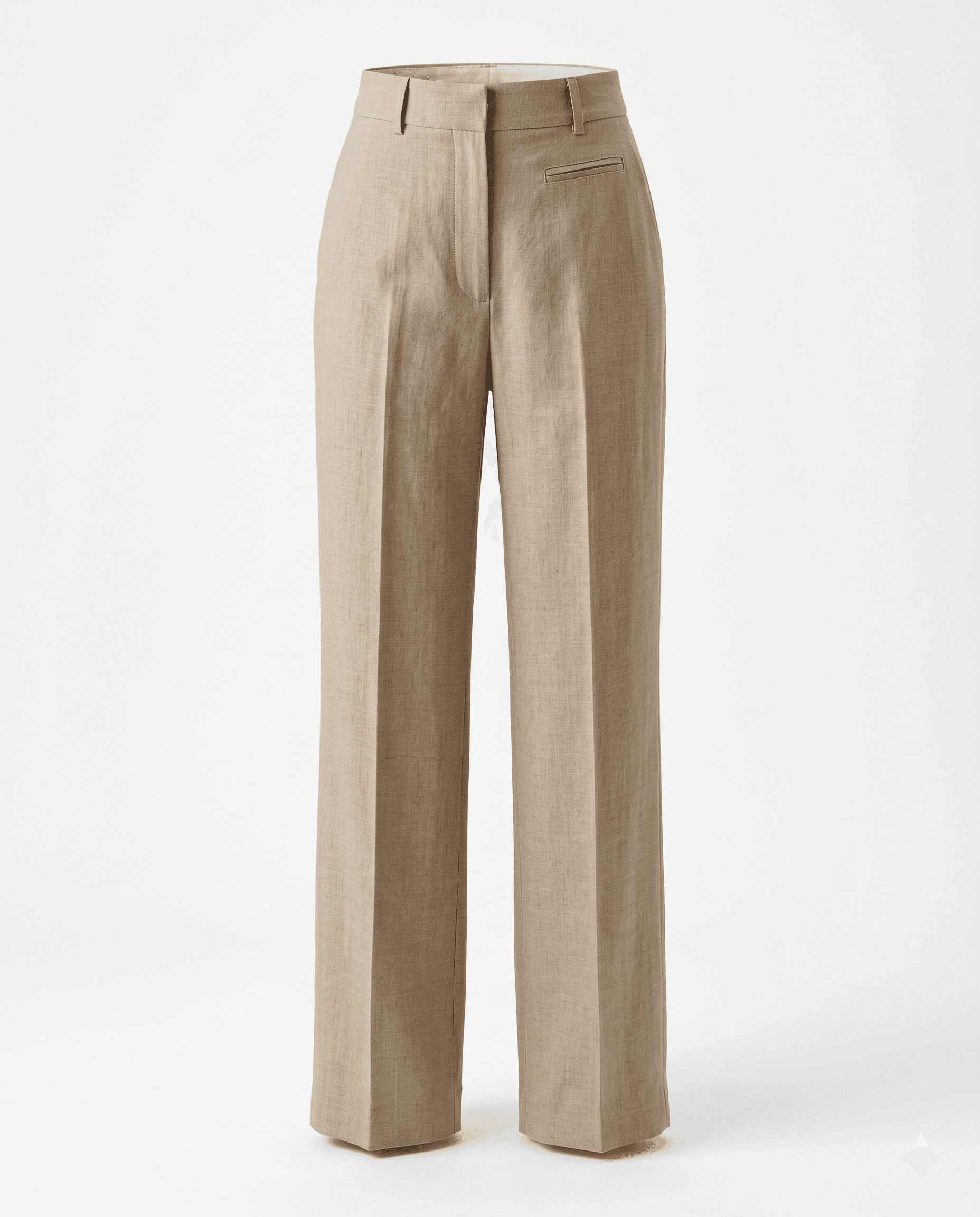 The Wide-Leg Linen-Wool Trouser by Prakash Chary